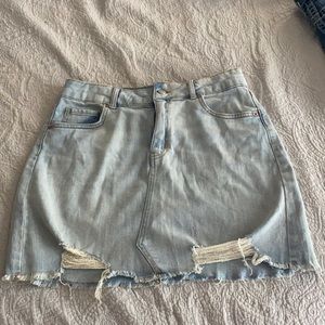 Blue jean skirt